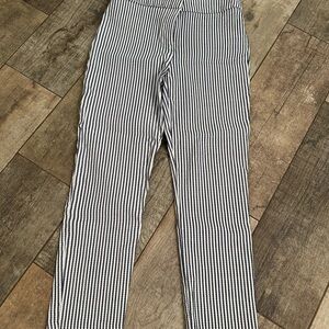 Rachel Zoe Navy and White Striped Trousers 2